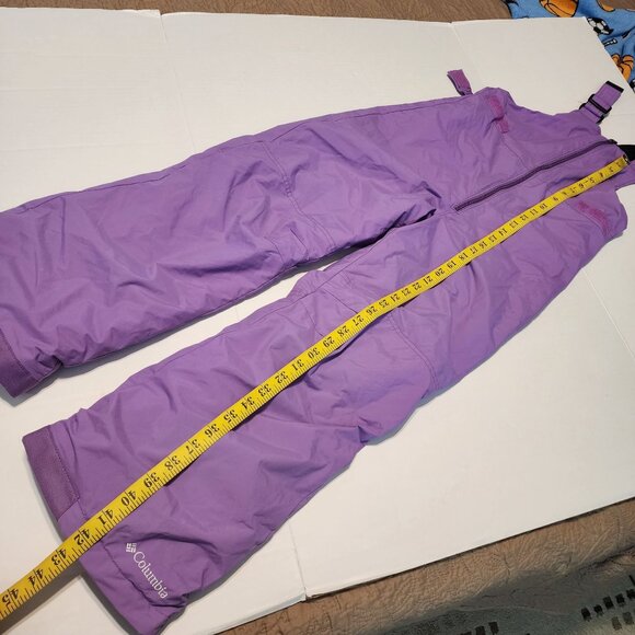 Columbia sz M 10 - 12 kids  Purple  Snow Bib Overalls   Winter Gear Ski - Picture 12 of 12